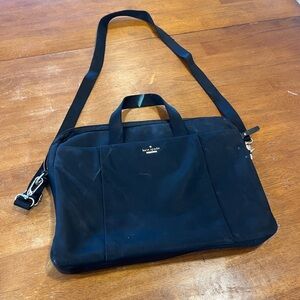 Black Kate Spade laptop bag